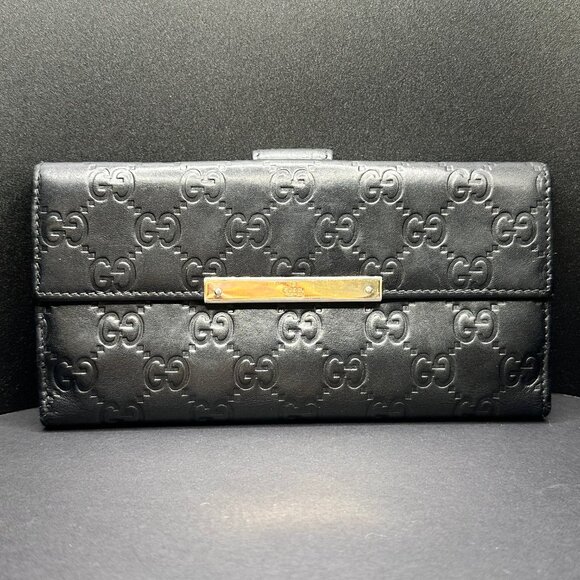 Gucci Black Leather Wallet - Picture 2 of 11